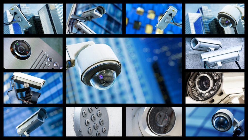 CCTV system collage